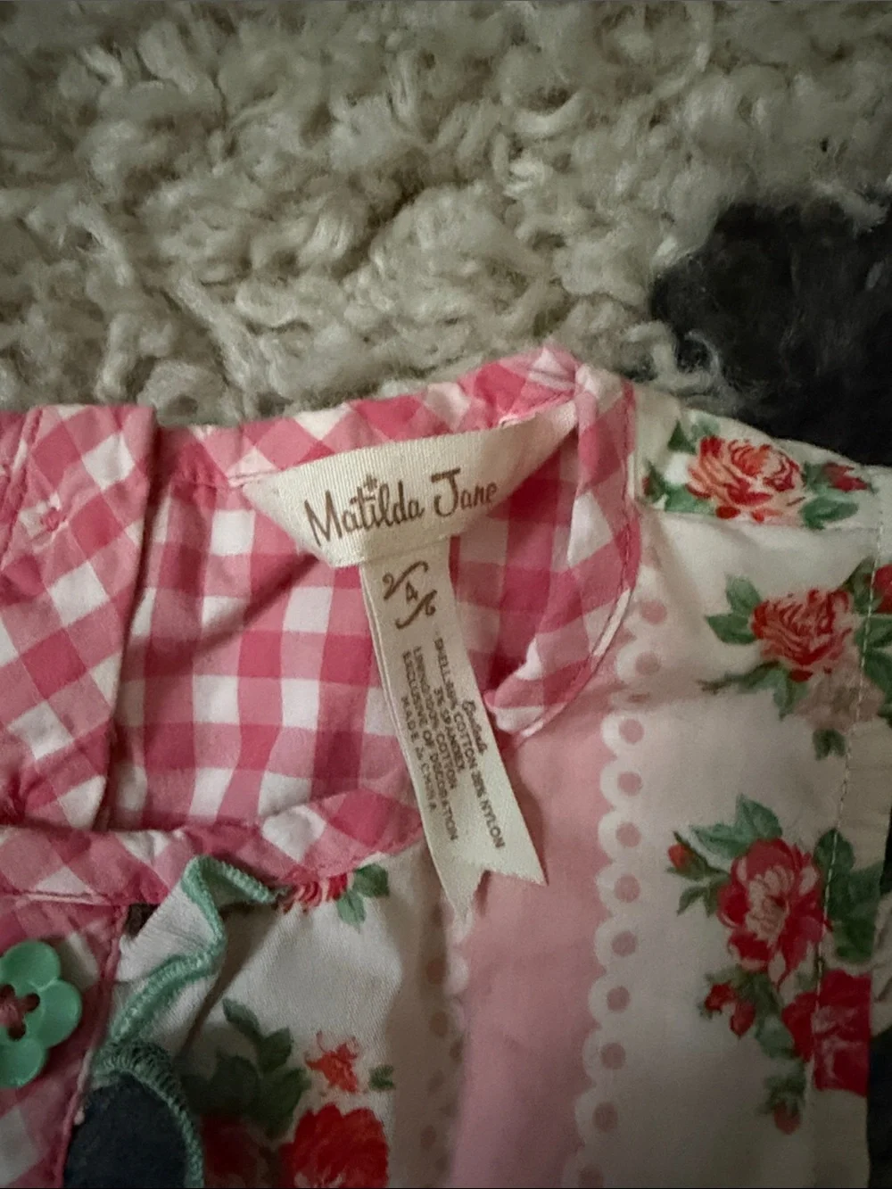 2 Matilda Jane Dresses | Size 4 Girls Pink Floral & Solid Pink Dress Set